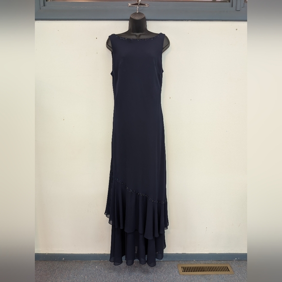 Alex Evenings Dresses & Skirts - Alex Evenings Navy Maxi Dress